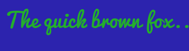 Image with Font Color 23AE2C and Background Color 2C23AE